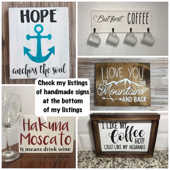 Wooden sign - Farmhouse, coastal, rustic, gifts